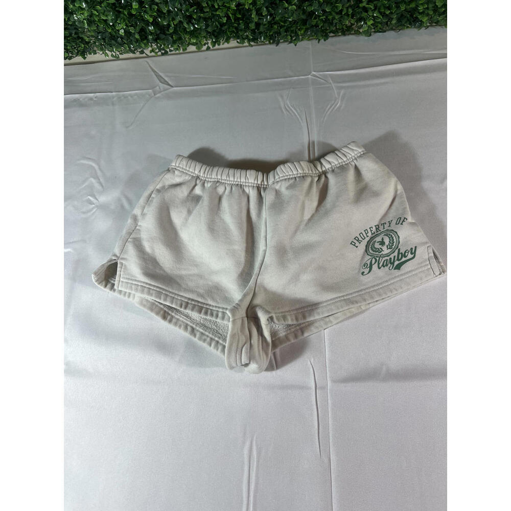 Playboy by PacSun Small Beige Lounge Shorts